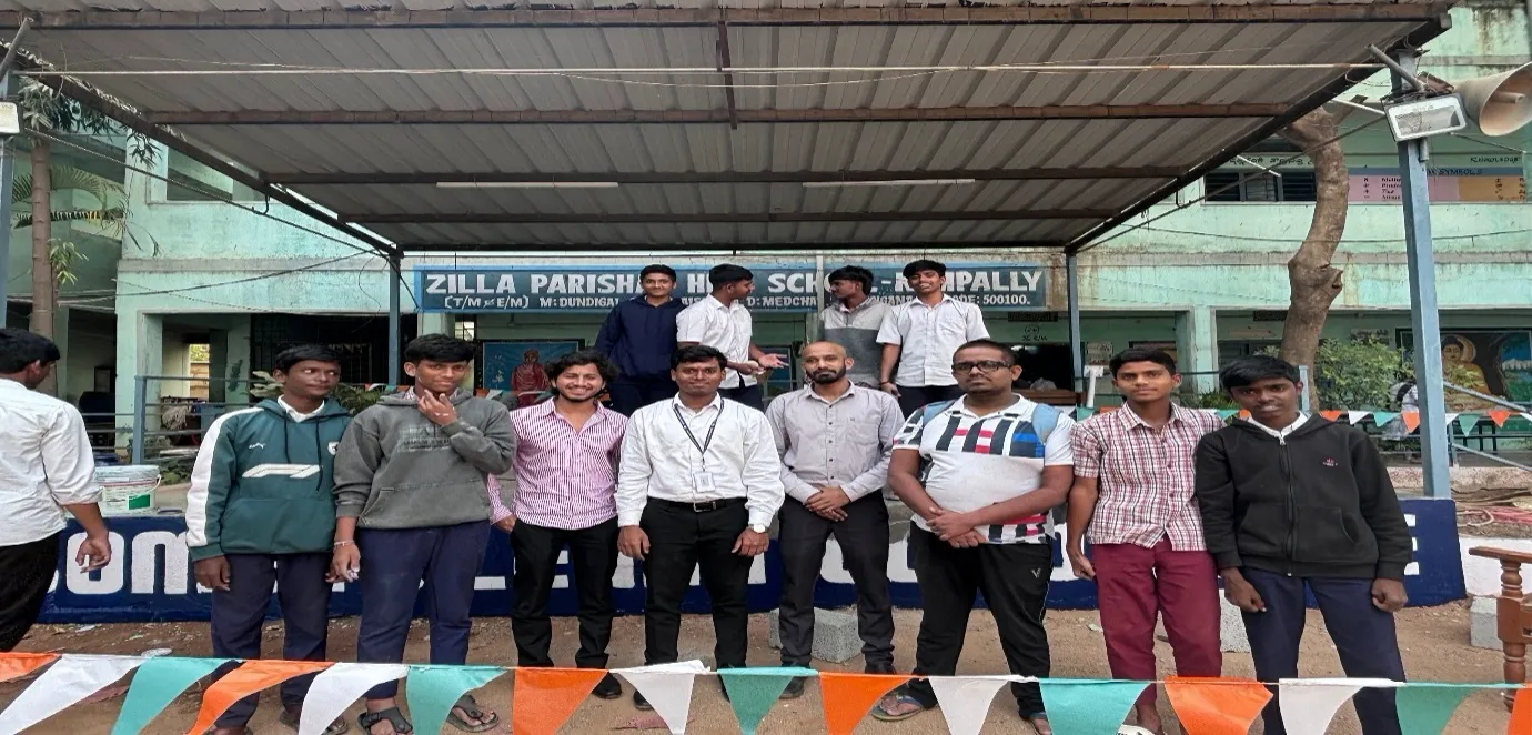 SSIM students during an NGO community engagement activity