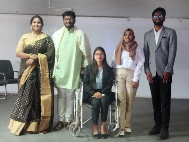 SSIM students and faculty at a Mock United Nations session